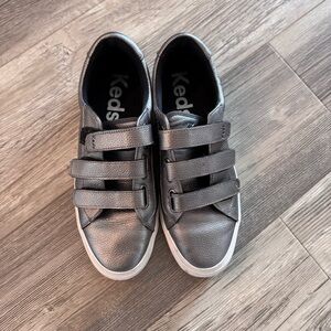 Keds Metallic Gray Sneakers